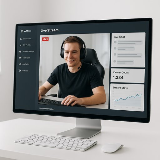 ACE365 live streaming dashboard